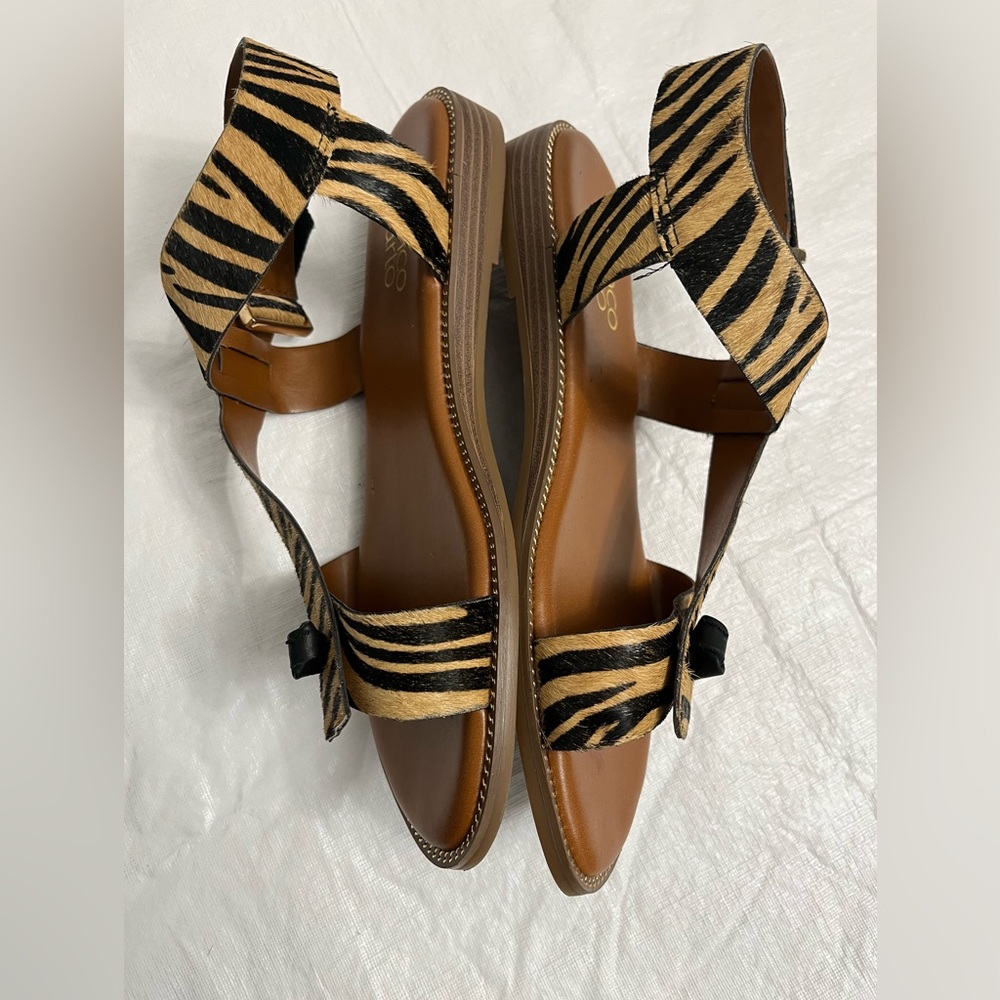 Franco Sarto Glenni safari zebra sandals - Picture 3 of 11